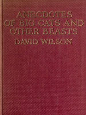 [Gutenberg 55255] • Anecdotes of Big Cats and Other Beasts